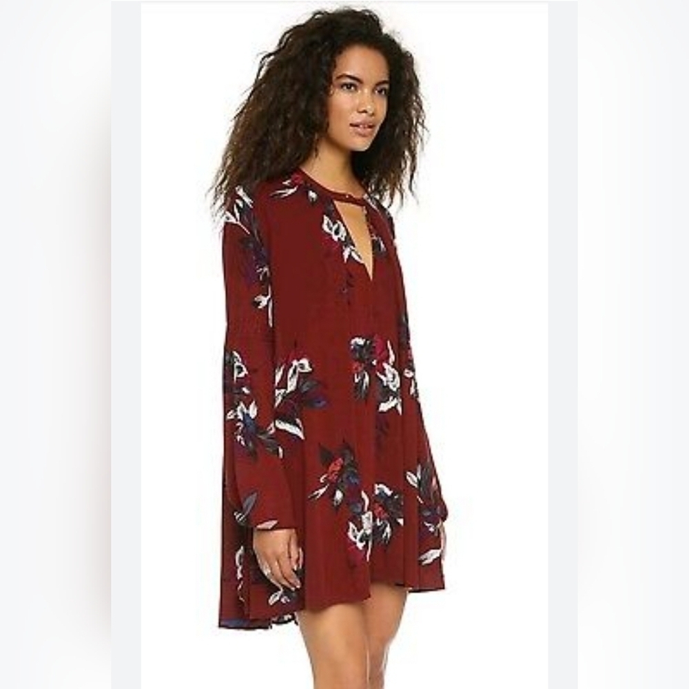 Free People Electric Orchid Tunic Swing Dress